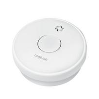 Logilink Smoke detector with replaceable 9V battery, white