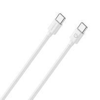 Realpower Charging/Data cable USB-C to USB-C 1m white 3A