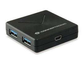 Conceptronic 4-Port USB Hub A3.0/Mini-B - 4x A3.0 over the network, software