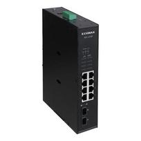 Edimax Switch Industrial 8-Port POE GbE + 2GbE SFP unmanaged.