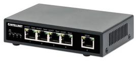 Intellinet 5-Port Gigabit PoE+ Switch 62W