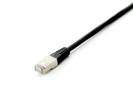 Equip Cat6A patch cable, 10x S/FTP, 2xRJ45, 1.00m, black