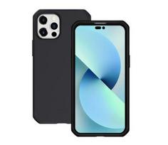 Mobilis SPECTRUM Case solid black matte iPhone 14 Pro Max - Soft bag