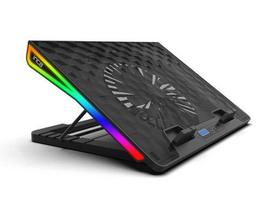 Inca Notebook Cooler 1x 185x20mm Fan/RGB/ 800RPM/2xUSB retail