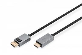 Digitus DisplayPort Adapter cable DP - HDMI A, St/St 4K 3m sw
