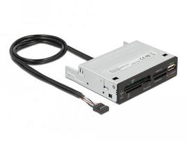 Delock 3.5 USB 2.0 Card Reader 5 Slot + 1 x USB 2.0 Type-A