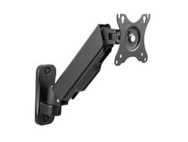 Equip 17"-32"/1TFT Wall Mount with 360° Gas Spring - 9Kg Black Lite Retail