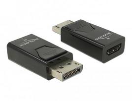 Delock DP 1.2 St - HDMI Bu 4K Passiv schwarz