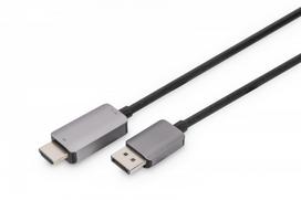 Digitus DisplayPort Adapter cable DP-HDMI St/St 8K 1.8m sch