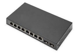 Digitus 8-Port Gigabit + 2xSFP unmanaged black switch