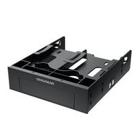 GRAUGEAR Internal frame for 2x 2.5"  AND  3.5" HDD/SSD in 5.25"