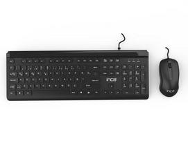 Inca Ergonomic mouse / 1000 DPI / 3 buttons / silent, 1.45m retail cable