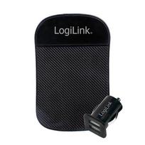 Logilink Car USB charger, 2x USB ports, 10.5W + Anti-slip.