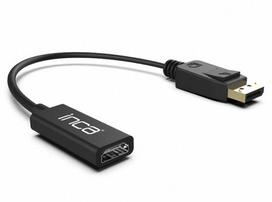 Inca DisplayPort to HDMI 1.4 Adapter, 4K-UHD, Black, 0.20m, Retail