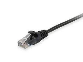 Equip Cat6A patch cable, U/UTP, 2xRJ45, 5.00m, black, LSZH, polyethylene bag