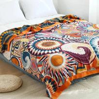 100% medvilnės pledas ir užklotai etninis sofos rankšluostis minkštas pledas lovoms kvėpuojanti marlė vasarinė vėsi antklodė boho dekoras lovatiesė 150x200cm