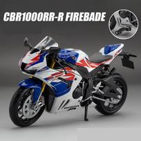 1/12 Honda CBR 1000RR Fireblade Žaislinis Motociklas RMZ City Metalinis Modelis 1:12 lenktynių miniatiūrų kolekcija. Dovana berniukui