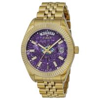 Lab laikrodis Kvarcinis 5 ATM atsparus vandeniui Mineralinis stiklas Violetinis ciferblatas TW2W63300 [TIMEX] Moteriškas [Autentiškas] violetinė