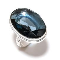 Natural Tourmaline Gemstone Handmade 925 Sterling Silver Jewelry Ring S.9 ETC-5270-3