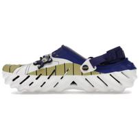 Crocs Echo Dragon Ball Z patogūs ir paprasti skylėti batai vyrams ir moterims, balti ir geltoni 37-38