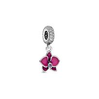 Pandora Orchidė Sidabrinis Pakabukas Moteriški Papuošalai 791554EN69 Box,F,Silver