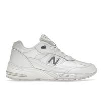 New Balance 991 Pagaminta Anglijoje Triple White Vyriški sportbačiai Pilki M991TW 42