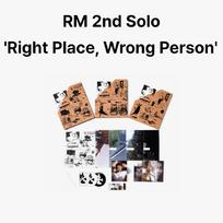 Išankstinis užsakymas BTS RM 2nd Album Right Place, Wrong Person Standard ver. & Gim B ver.