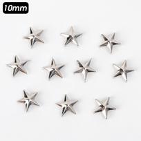 20/15/10/7mm Star Rivets Leather Craft DIY Studs Spikes Spots Nailhead Rock Punk Garment Sewing Decoration Clothing Accessories 10PCS