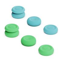 6 Pcs Skull Co Rocker Cap Thumb Grip Set Non-slip Joystick Cap Thumbstick Cover For Compatible For