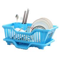 Plastic Dish Drying Rack Square Storage Basket Storage Rack Utensils Drainer Rack  Home balta