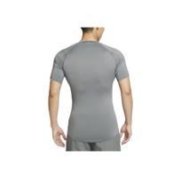 Nike Pro Dri-Fit Simple Comfortable Stylish Raglan Short Sleeve T-Shirt Men Tops Smoke-Gray Black FB7933-084 L