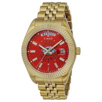Lab Watch Kvarcinis 5 ATM Atsparus vandeniui Mineralinis stiklas Raudonas ciferblatas TW2W63200 [TIMEX] Moteriškas [Autentiškas]