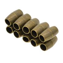 10 rinkinių apyrankės karoliai, magnetiniai užsegimai, papuošalai, 5 mm bronzos 15x8mm bronza