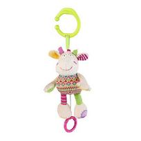 ⭐Minkštas, muzikinis, pakabinamas žaislas BabyOno FUNNY COW