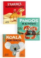KNYGŲ RINKINYS. Rachel BRIGHT. Paniuręs kupranugaris + Koala, kuri išdrįso + Pandos ir jų pažadas