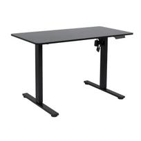 Aukščio reguliuojamas rašomasis stalas Home4you ERGO FIT 120x68 cm juodas elektrinis
