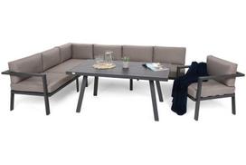 Lauko baldų komplektas Miami, Grey / Taupe