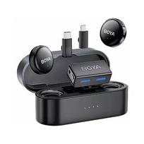 BOYA Microphone Wireless BOYALINK 3-01, 2.4GHz, AI Noise Cancellation, with 2 transmitters and 2 receivers (Type-C, 3.5mm Female) Black EU | 6977490710747 | 6977490710747