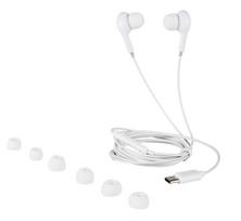 Ausinės STREETZ C220-WHT, USB-C, baltos sp.