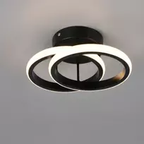 Lubinis LED šviestuvas REALITY KASIA, 7W, 3000K, 800lm, juodos sp. 10,5x26,5x18,5cm