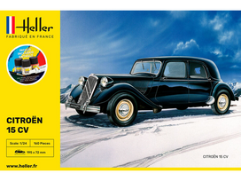 Heller - Citroën 15 CV dovanų komplektas, 1/24, 56763