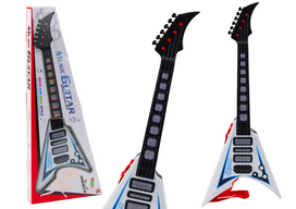 Vaikiška elektrinė gitara su šviesų efektais, 54 cm