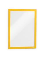 Rėmelis dokumentams DURABLE DURAFRAME, A4, (pak. -2 vnt.), geltonas