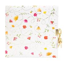 Užrašų knygutė GOLDBUCH 44489 Summer day white su spynele| 17x17| 96 psl|balti lapai