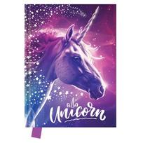 Dienoraštis GDD 14x18cm 80l. balti lapai UNICORN