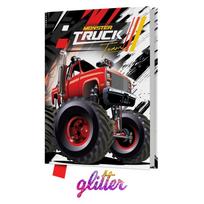 Dienoraštis GDD 14x18cm 80l. balti lapai Monster Truck Team