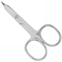 Žirklutės nagams ir nagų odelėms Credo Combination Nail and Cuticle Scissors CRE08210, lenktos, blizgus paviršius, 9 cm
