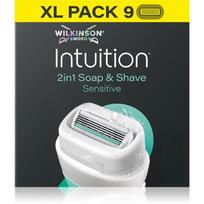 Wilkinson Sword Intuition 2in1 Soap & Shave Sensitive pakaitiniai peiliukai