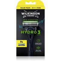 Wilkinson Sword Hydro3 skustuvas + pakaitinė galvutė 8 nt.