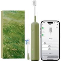 Laifen Wave Special elektrinis dantų šepetėlis +2 pakaitinės galvutės Green 1 vnt.